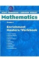 Scott Foresman-Addison Wesley Mathematics: Enrichment Masters, Grade 4