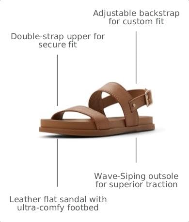 Image of Sperry womens Capri Leather Two Strap Slingback Sandal