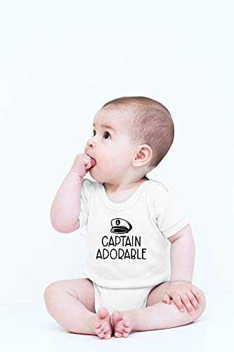 CBTwear Captain Adorable - Baby Clothes - Funny Newborn Bodysuit Outfits for Boys and Girls2