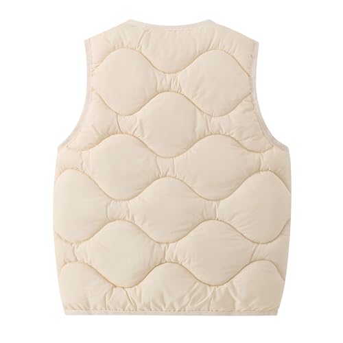 Image of AMIYAN Baby Toddler Puffer Vest Boys Lightweight Sleeveless Jacket Girls Casual Fall Winter Waistcoat Outerwear for Kids 1-6Y