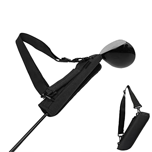 Portable Golf Club Carry Bag Mini Golf Carry Bag Lightweight Sunday Golf Bag Pouch Driving Range Course Training Practice Golf Bag Sleeves Golf Case Bag With Shoulder Strap For Women Men #TOP19