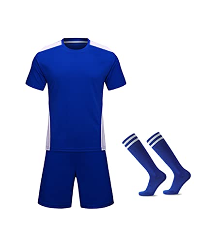 Image of M2C Kids Soccer Uniform Athletic Jersey Shorts Socks Set