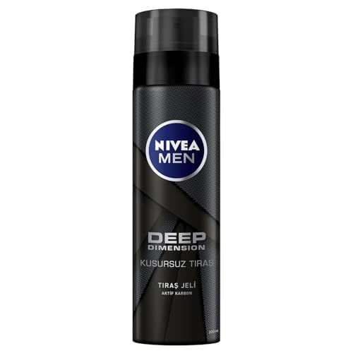 NIVEA MEN Erkek Tıraş Jeli Deep Dimension 200ml + BIC Miss Soleil Sensitive Kadın Tıraş Bıçağı 3'lü Blister (3 Bıçak)