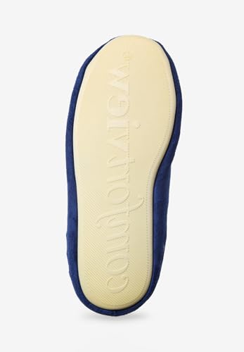 Comfortview Women's Wide Width Stitched Clog Slipper3