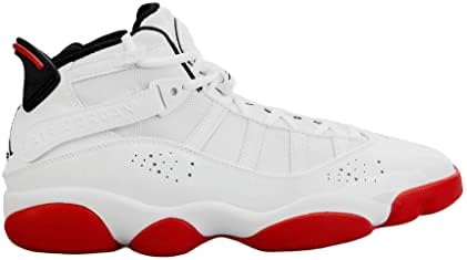 Nike Jordan Men's 6 Rings Basketball Shoes 322992-012 White/University Red,11.5 | Image 1