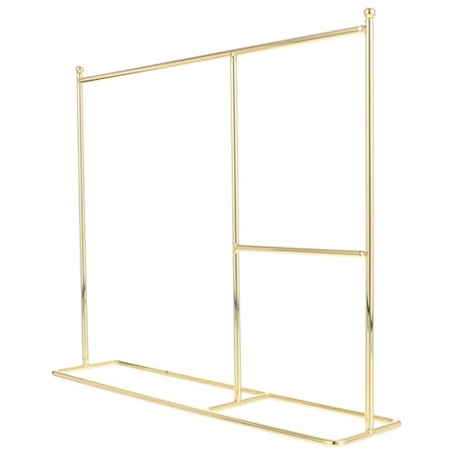 HOMSFOU Golden Doll Clothes Rack
