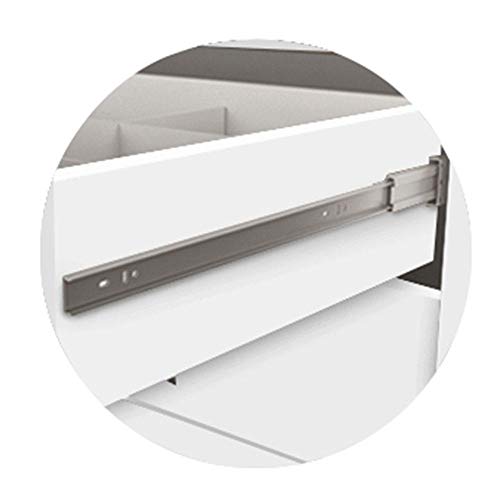 Guarda-Roupa Infantil Unissex 4 PT 4 GV Affetto Amêndoa e Branco Acetinado