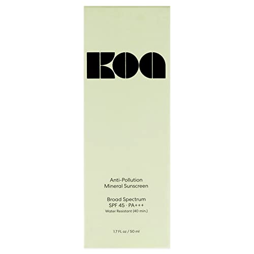 Koa Mineral Sunscreen - Invisible - Traditional, Nourishing Ingredients From Hawaii - Effectively Protects Skin From Sun Without Unsightly White Cast - Deeply Hydrating, Lightweight Formula - 1.7 Oz #TOP5