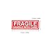 INOOMP Fragile Shipping Labels Adhesive Stickers 25x75mm, Handle with Care Warning Stickers for Packing and Shipping, 10pcs Small Pack Fragile Warning Labels for Travel and Industrial Use