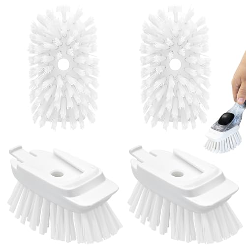 Dish Brush Refill for OXO New Dish Brush, 4 Pack Soap Dispensing Dish Brush Refills, Dish Brush Replacement Head