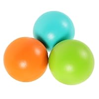 BELLIFFY 3pcs Rolling Croquet Vintage Beach Accessories for Outside Croquet Sets for Play Bocce Recreational Sports Balls Wood Bocce Outdoor Sports Balls