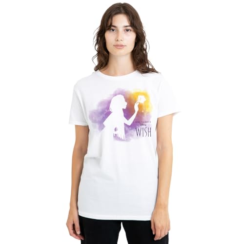 T-Shirt Femme Disney Wish Blanc idéal pour vos sorties décontractées
