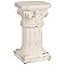 WANDERLUST DECO - Columna decorativa (magnesio, 25 x 25 x 45 cm), color blanco