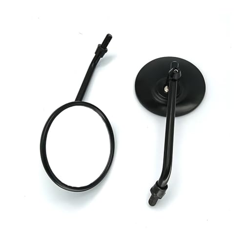 Espejo retrovisor universal redondo de doble poste con visión ampliada 4