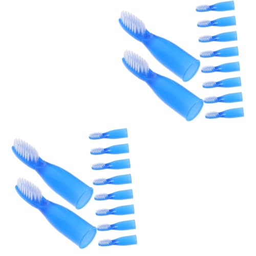 VALICLUD 2 Series Cepillo De Suave Mini Cepillo De Limpieza Corto Adulto Cerda Cepillos De Portátiles Prisión De Cepillo De Nylon 10 Piezas*2