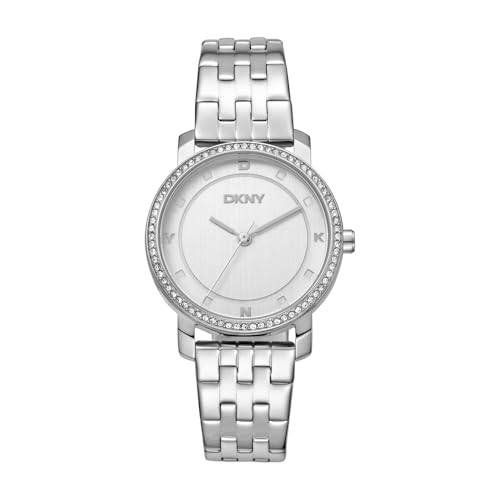 Opiniones de Reloj Dkny Dama - los más vendidos. 46 DKNY Reloj Brazalete de Acero Inoxidable Plateado para Mujer