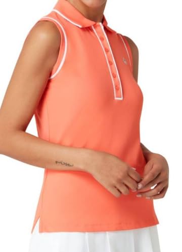 Original Penguin Sleveless Performance, Polo de Golf Mujer