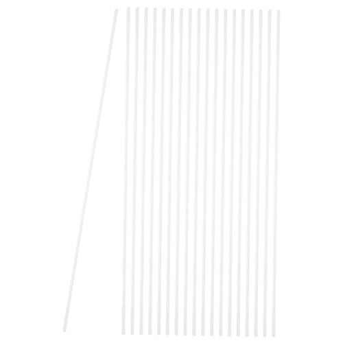 BELLIFFY Set of 20 Square Tubing Connectors Abs Plastic DIY Tube Table Tube Material for Model Making