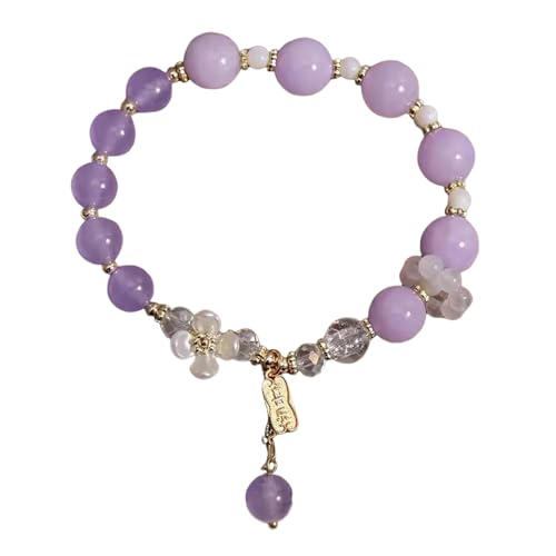 Bracelet en jade lavande le cadeau mixte idéal pour toutes occasions