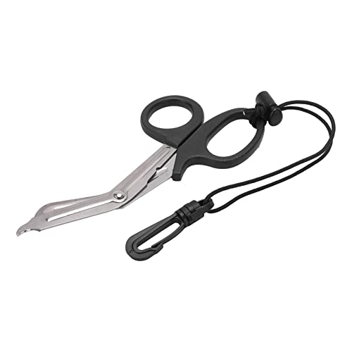 Pilipane Safety Sea Snips, Dive Shears, Emergency Scissors, Scuba Diving Scissors Stainless Steel Scuba Diver Shears with Lanyard and Buckle(??)