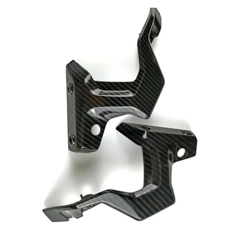 Capot de carénage support de phare avant carbone Yamaha MT07 look motard - 5