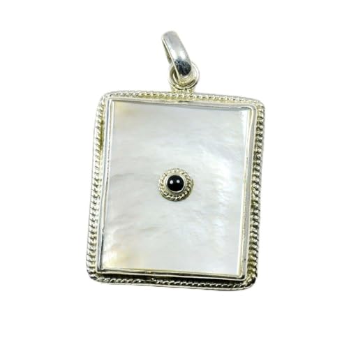 Pendentif Onyx Noir Argent 925 véritable, un cadeau symbolique et intemporel