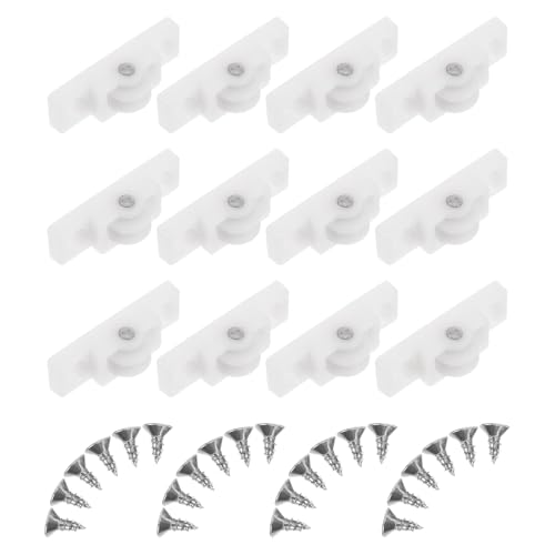 FUOYLOO 12�Z�b�g�����^�①�ɗp�K���X�h�A���[���[ �z���C�g�ꕔ�h�A�v�[���[ �Ⓚ�ɃL���r�l�b�g�p���������L���X�^�[ �Ɩ��p�~�[����