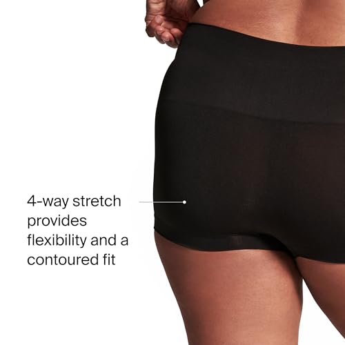 Image of SPANX SPANXshape ExtraOrdinary Boyshort - Sculpting Compression - Women's Shapewear Underwear - Recycled Nylon Fabric Blend