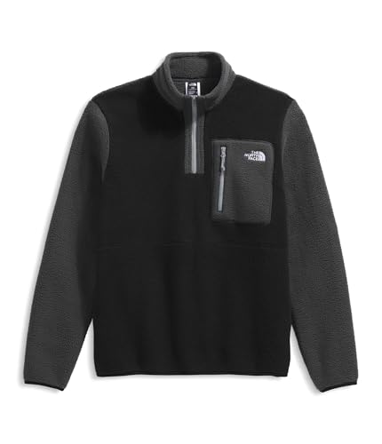 The North Face Yumiori Quarter Zip Jacket, Blk/Asphalt Gy/Monument Gy, XL - image 6