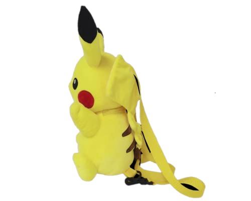 CYPBRANDS- Mochila Peluche Pikachu Pokemon, Dibujos Animados, Color Amarillo, M (MC-111-PK) CYPBRANDS- Mochila Peluche Pikachu Pokemon, Dibujos Animados, Color Amarillo, M (MC-111-PK)