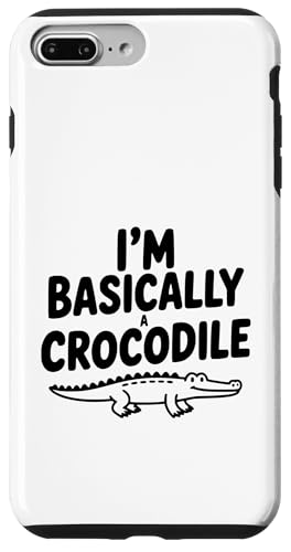 I'm Basically A Crocodile �ʔ��������̃��[���A �X�}�z�P�[�X iPhone 7 Plus/8 Plus �p
