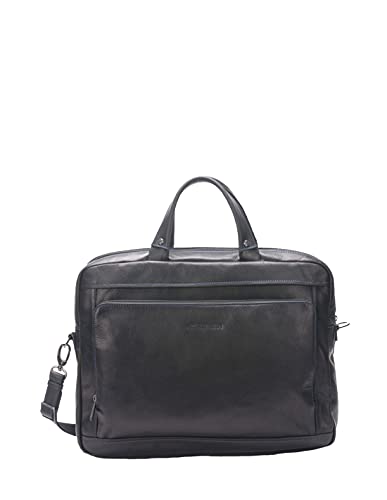 Porte documents Arthur et Aston Ref 38524 D noir et bleu 40 * 12 * 30 Cover