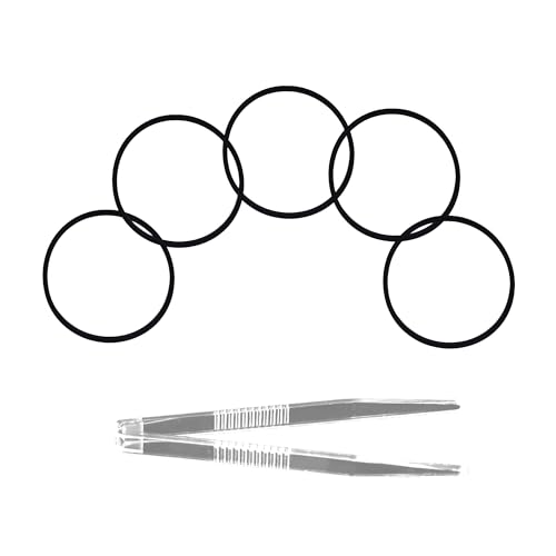 Komsunma - Komsunma 5PCS Disc Loading Conveyor Rubber Belt for Xbox 360 / Slim Open Tray DVD Player Belt With Tweezers