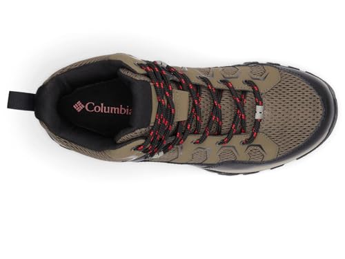 Image of Columbia Mens Granite Trail Mid Waterproof, Mud /Black, 8.5