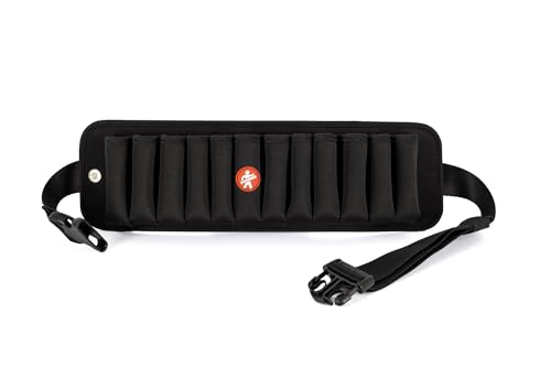 Ceinture pour 12 harmonicas HOHNER sac banane noir extensible MZ91144 - 3