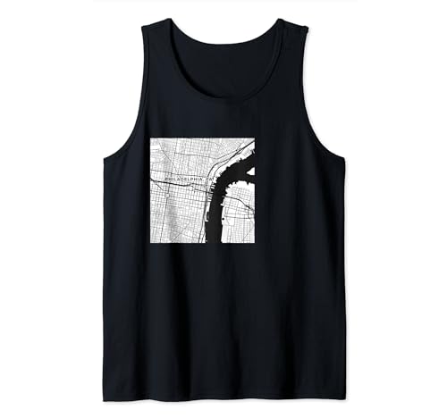 LAS VEGAS NV Stadtkarte | Modernes, minimalistisches Design | Tank Top