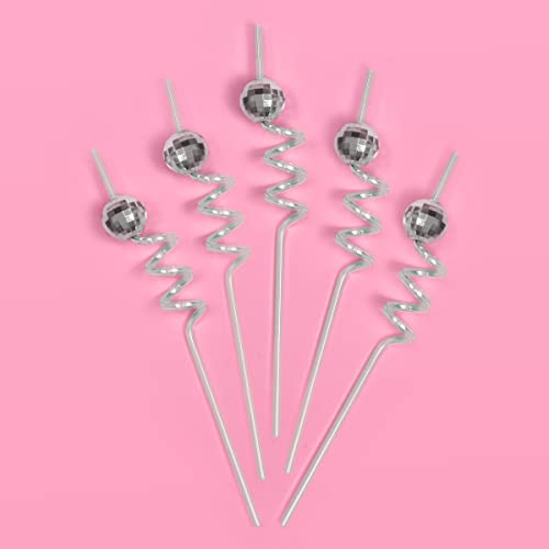 xo, Fetti disco-ball swirly straws — actual product listing photo