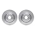 Dynamic Friction Company Rear Brake Rotors 6002-20024