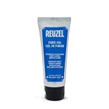 Reuzel Fiber Gel For Men - Alcohol Free Formula - Subtle, Sugary Rum Fragrance - Non Sticky And Flake Free - Adds Fullness And Structure To The Hair - Firm Holding Power - Easy To Wash Away - 3.38 Oz