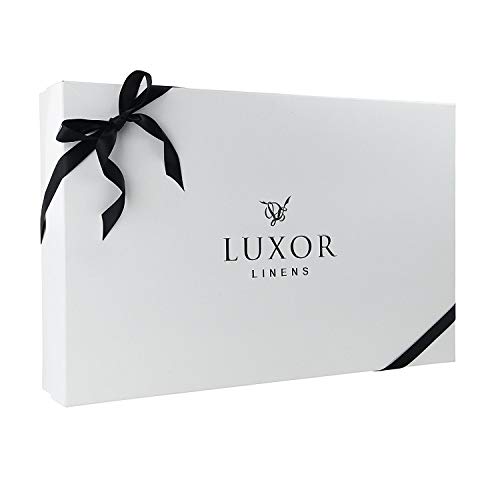 Mr. & Mrs. Couple's Waffle Weave Bathrobe Set - 100% Egyptian Cotton - Unisex/One Size Fits Most - Spa Robe, Luxurious - Perfect Wedding Gift (Black Monogram, His & Hers With Gift Packaging) #TOP3