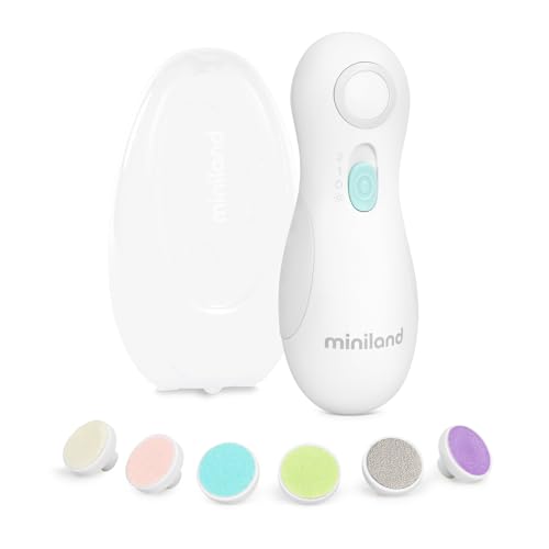 Miniatura 2 de Miniland Lima Uñas Bebe Electrica, Lima Electrica Segura Con Autoapagado Y Motor Silencioso, Incluye 6 Cabezales Y Estuche, Blanco Baby Nail Traimmer
