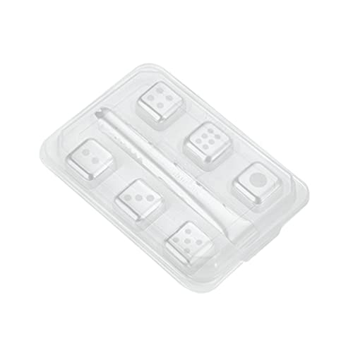 304 Stainless Steel Ice Cubes Chilling Stone Wine Chiller Reusable Metal Ice Cube Metal Blocks Reusable Ice Cubes Simple Ice Stone Ice Cooler Whiskey Chilling Cubes Whiskey Cubes