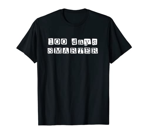 Regalo para profesores, 100 días inteligentes, estudiantes. Camiseta