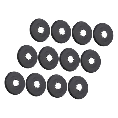 NAMOARLY Rear Brake Disc Guard Bike Flywheel Protection 12pcs Bike Sprocket Spoke Protector Flat Spoke Holder for Wheel Set