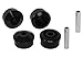 Whiteline W63458 Trailing Arm Bushing Kit, Black