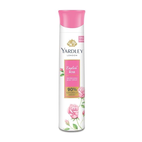 English Rose Yardley London body spray naturel déodorant floral fraîcheur 150ml