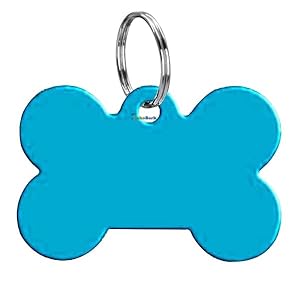 BohoBark Pet ID Tags Beautiful Alloy Bone Shape Design Personalised Dog/Cat Neck Charm Necklacel for Your Pets – Colour As Per Availability (Pack of 1 Piece)
