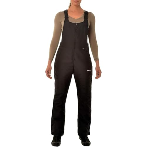 Arctix Women's Essential Insulated Bib Overalls, Black, Large