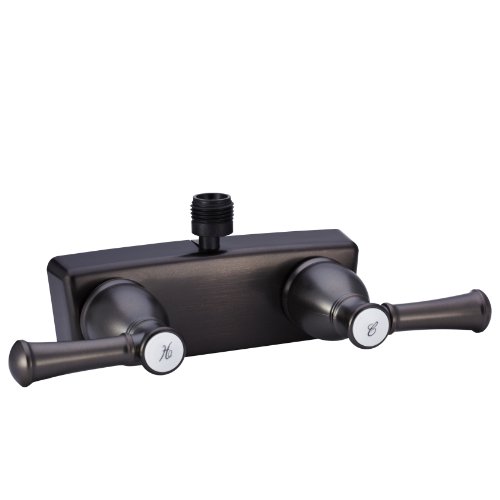Dura Faucet (DF-SA100L-VB) Designer RV / Motorhome Shower Faucet Valve Diverter - Venetian Bronze Finish- For: Recreational Vehicle, Motor Home, Travel Trailer, Camper, Fifth (5th) Wheel, Towable