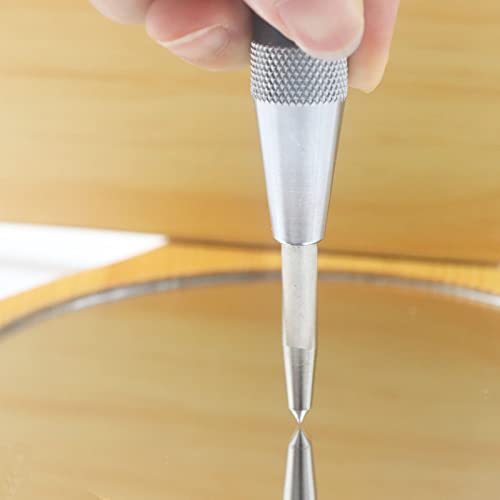 image for WHLLING 2-Piece Automatic Center Punch, 6 Inch Hardened Steel Spring L